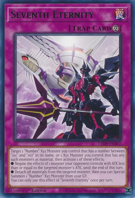 Seventh Eternity LED9-EN007 Yu-Gi-Oh card from Legendary Duelists: Duels From the Deep