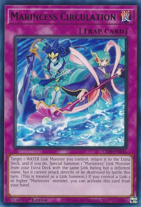 Marincess Circulation LED9-EN036 Yu-Gi-Oh card from Legendary Duelists: Duels From the Deep