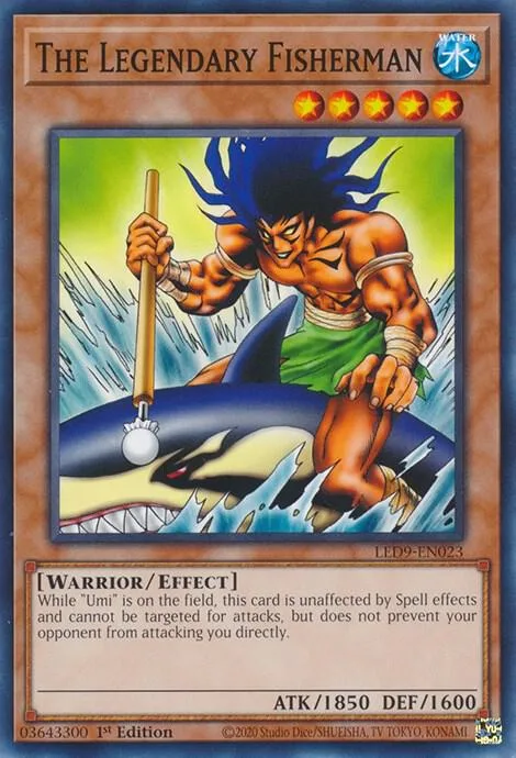The Legendary Fisherman LED9-EN023 Yu-Gi-Oh card from Legendary Duelists: Duels From the Deep