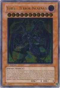 Yubel - Terror Incarnate Ultimate Rare PTDN-EN007 1st Edition Yu-Gi-Oh card from Phantom Darkness