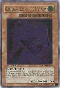 Cloudian - Eye of the Typhoon Ultimate Rare GLAS-EN005 1st Edition Yu-Gi-Oh card from Gladiator's Assault