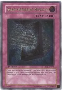 Energy-Absorbing Monolith Ultimate Rare GLAS-EN075 1st Edition Yu-Gi-Oh card from Gladiator's Assault