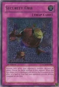 Security Orb Ultimate Rare GLAS-EN089 Unlimited Yu-Gi-Oh card from Gladiator's Assault