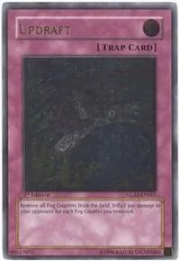 Updraft Ultimate Rare GLAS-EN067 Unlimited Yu-Gi-Oh card from Gladiator's Assault
