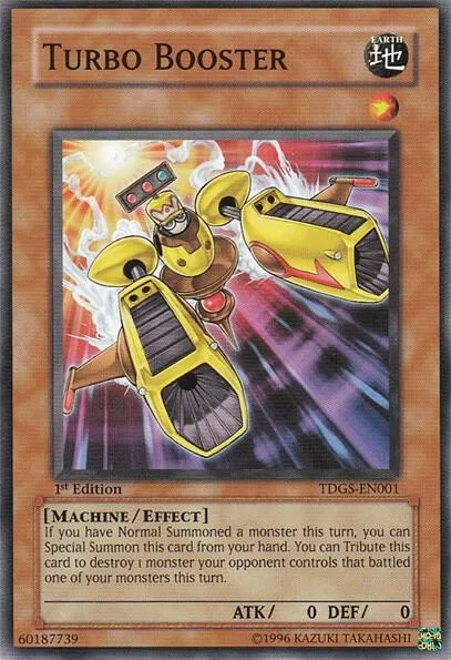 Turbo Booster TDGS-EN001 Unlimited Yu-Gi-Oh card from The Duelist Genesis