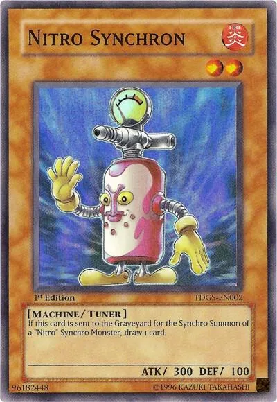 Nitro Synchron TDGS-EN002 1st Edition Yu-Gi-Oh card from The Duelist Genesis