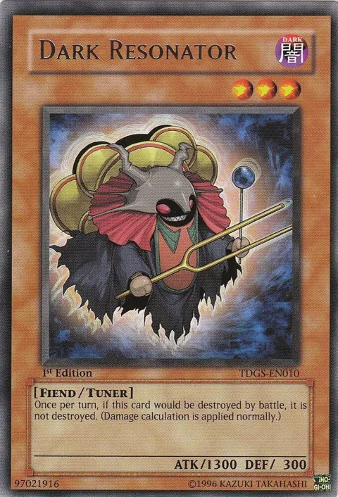 Dark Resonator TDGS-EN010 1st Edition Yu-Gi-Oh card from The Duelist Genesis