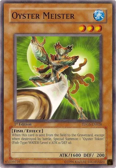 Oyster Meister TDGS-EN028 Unlimited Yu-Gi-Oh card from The Duelist Genesis