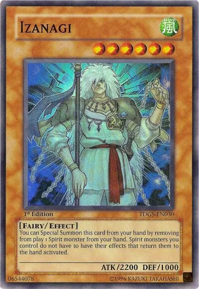 Izanagi TDGS-EN030 Unlimited Yu-Gi-Oh card from The Duelist Genesis