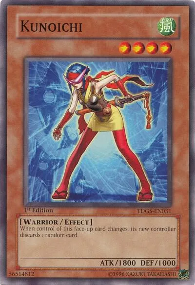 Kunoichi TDGS-EN031 Yu-Gi-Oh card from The Duelist Genesis