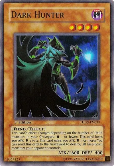 Dark Hunter TDGS-EN033 Unlimited Yu-Gi-Oh card from The Duelist Genesis