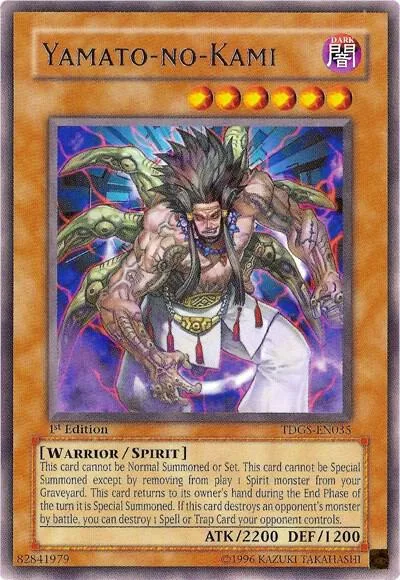 Yamato-no-Kami TDGS-EN035 Yu-Gi-Oh card from The Duelist Genesis