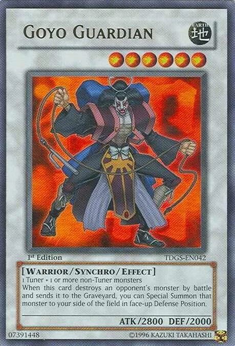 Goyo Guardian TDGS-EN042 1st Edition Yu-Gi-Oh card from The Duelist Genesis