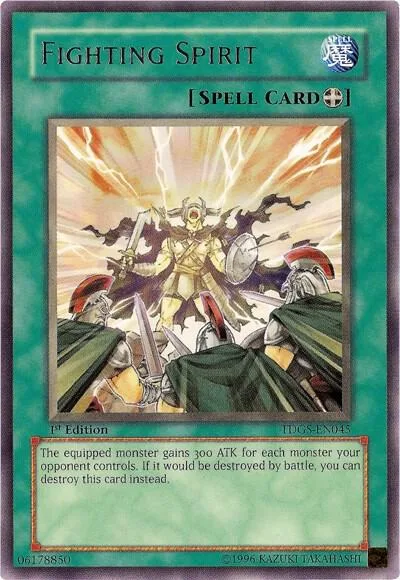 Fighting Spirit TDGS-EN045 1st Edition Yu-Gi-Oh card from The Duelist Genesis