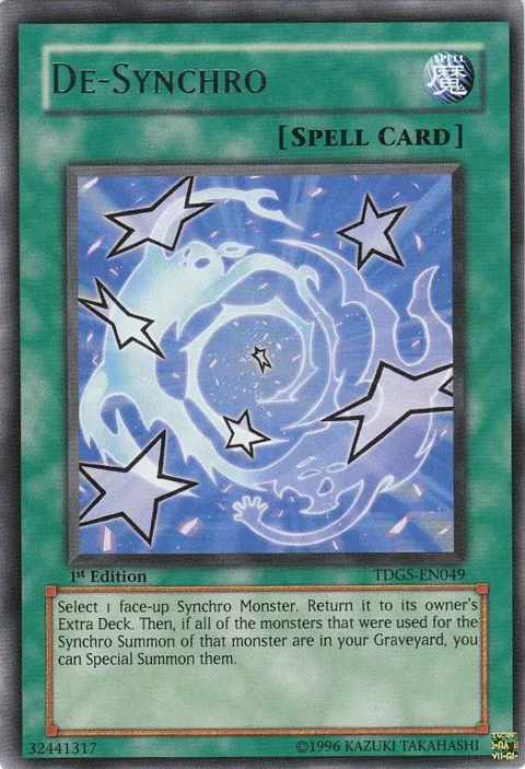De-Synchro TDGS-EN049 Yu-Gi-Oh card from The Duelist Genesis