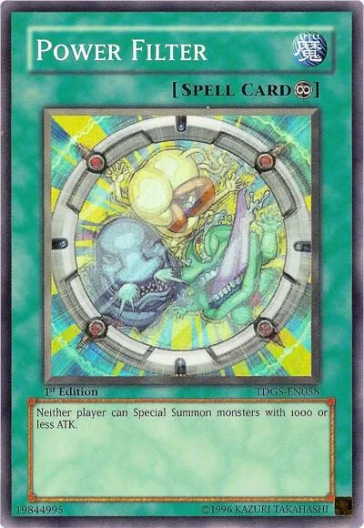 Power Filter TDGS-EN058 1st Edition Yu-Gi-Oh card from The Duelist Genesis