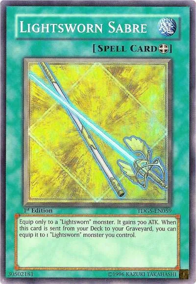 Lightsworn Sabre TDGS-EN059 Unlimited Yu-Gi-Oh card from The Duelist Genesis