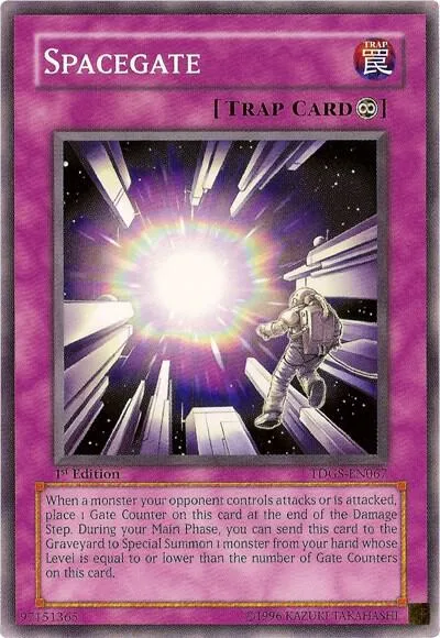 Spacegate TDGS-EN067 Yu-Gi-Oh card from The Duelist Genesis