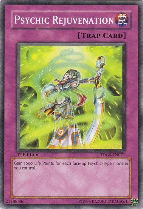 Psychic Rejuvenation TDGS-EN071 Unlimited Yu-Gi-Oh card from The Duelist Genesis