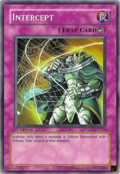 Intercept TDGS-EN076 Unlimited Yu-Gi-Oh card from The Duelist Genesis
