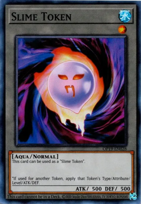 Slime Token OP19-EN028 Yu-Gi-Oh card from OTS Tournament Pack 19