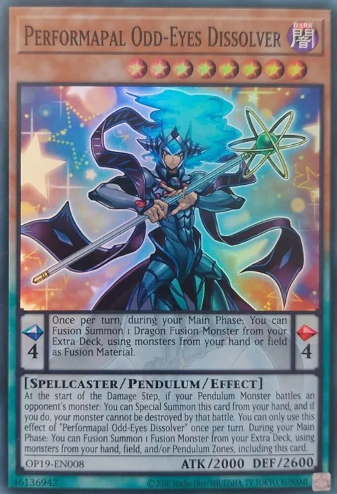 Performapal Odd-Eyes Dissolver OP19-EN008 Yu-Gi-Oh card from OTS Tournament Pack 19