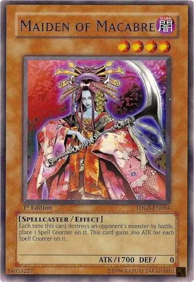 Maiden of Macabre TDGS-EN084 Unlimited Yu-Gi-Oh card from The Duelist Genesis