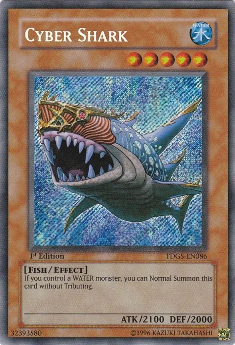 Cyber Shark TDGS-EN086 1st Edition Yu-Gi-Oh card from The Duelist Genesis