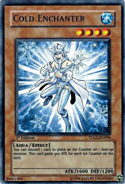 Cold Enchanter TDGS-EN096 Yu-Gi-Oh card from The Duelist Genesis