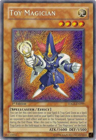 Toy Magician TDGS-EN099 1st Edition Yu-Gi-Oh card from The Duelist Genesis