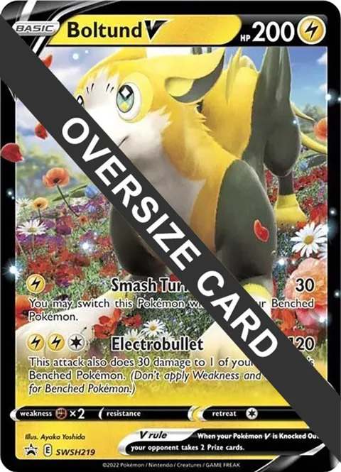 Boltund V #SWSH219 Holofoil Pokémon card from Jumbo Cards