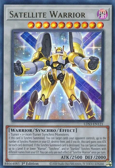 Satellite Warrior LDS3-EN121 Yu-Gi-Oh card from Legendary Duelists: Season 3