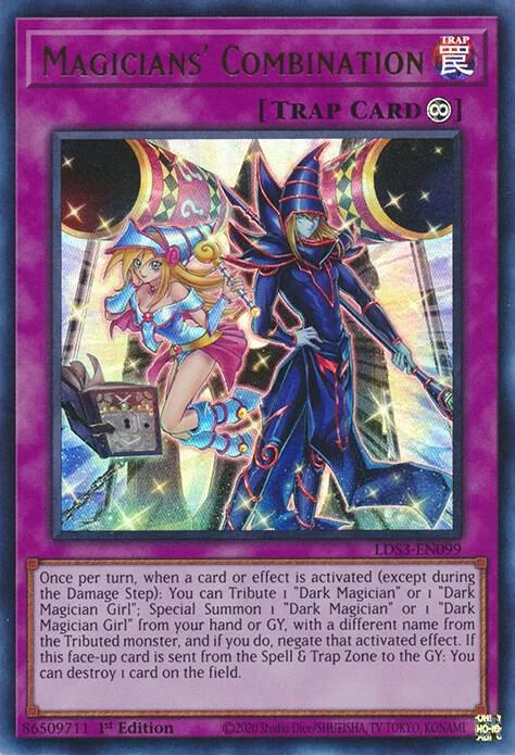 Magicians' Combination LDS3-EN099 Yu-Gi-Oh card from Legendary Duelists: Season 3