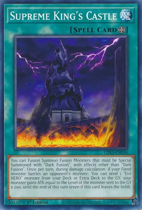 Supreme King's Castle LDS3-EN036 Yu-Gi-Oh card from Legendary Duelists: Season 3