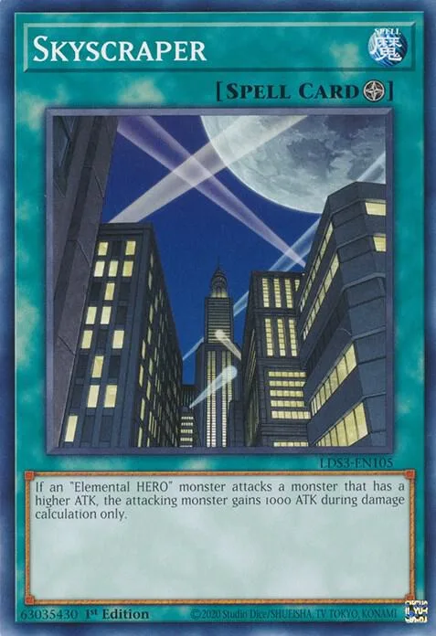 Skyscraper LDS3-EN105 Yu-Gi-Oh card from Legendary Duelists: Season 3