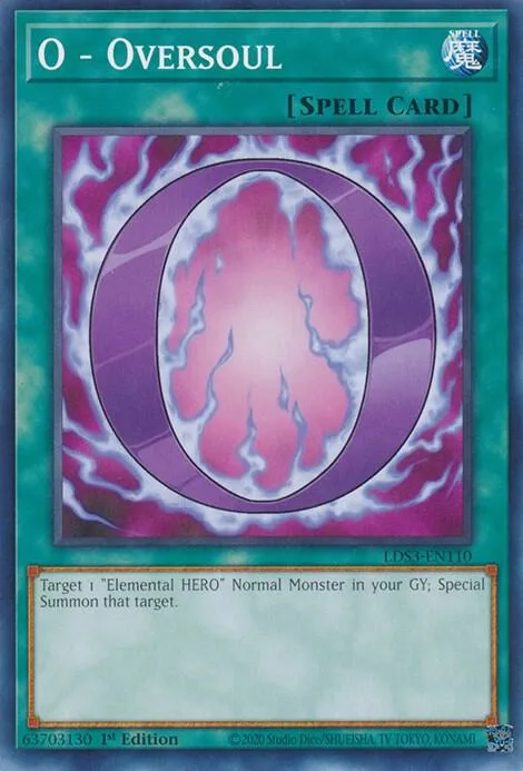 O - Oversoul LDS3-EN110 Yu-Gi-Oh card from Legendary Duelists: Season 3