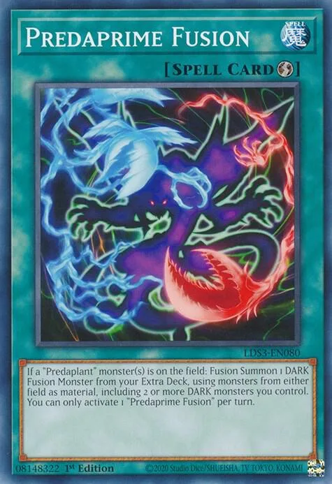 Predaprime Fusion LDS3-EN080 Yu-Gi-Oh card from Legendary Duelists: Season 3
