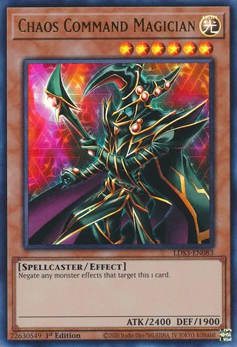 Chaos Command Magician LDS3-EN083 Yu-Gi-Oh card from Legendary Duelists: Season 3