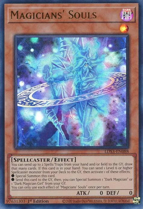Magicians' Souls LDS3-EN088 Yu-Gi-Oh card from Legendary Duelists: Season 3