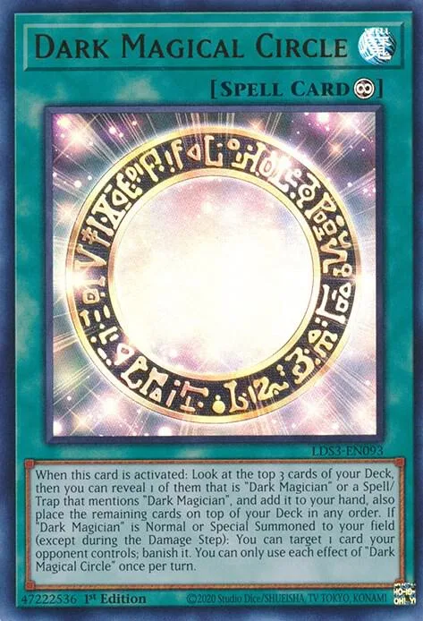 Dark Magical Circle LDS3-EN093 Yu-Gi-Oh card from Legendary Duelists: Season 3