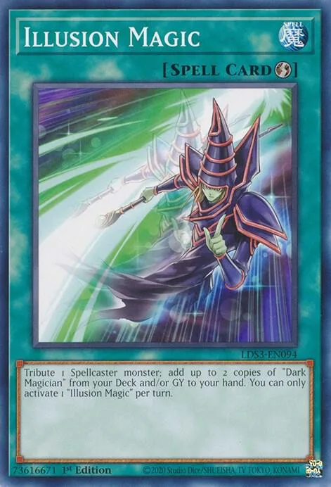 Illusion Magic LDS3-EN094 Yu-Gi-Oh card from Legendary Duelists: Season 3