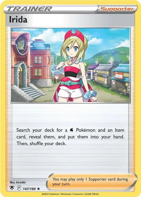 Irida #147/189 Pokémon card from Deck Exclusives
