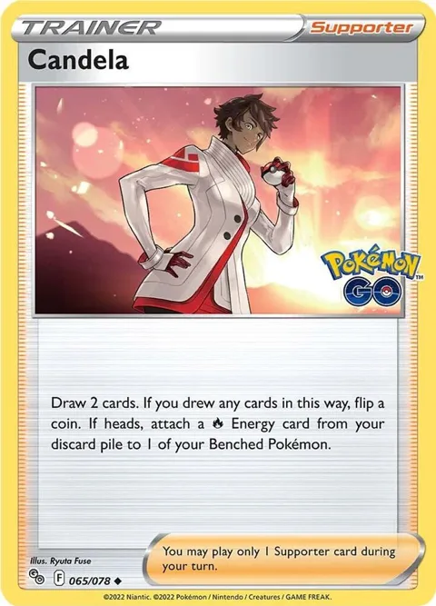 Candela #065/078 Reverse Holofoil Pokémon card from Pokemon GO