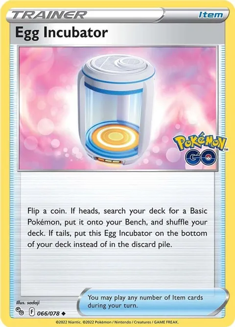 Egg Incubator #066/078 Reverse Holofoil Pokémon card from Pokemon GO