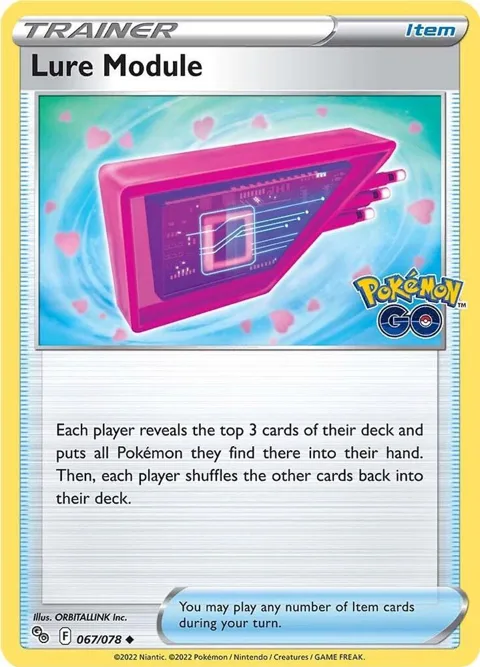 Lure Module #067/078 Reverse Holofoil Pokémon card from Pokemon GO