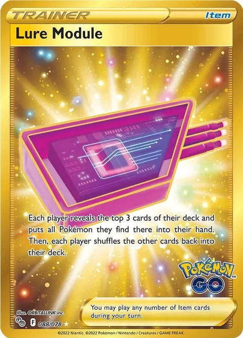 Lure Module Secret Rare #088/078 Holofoil Pokémon card from Pokemon GO