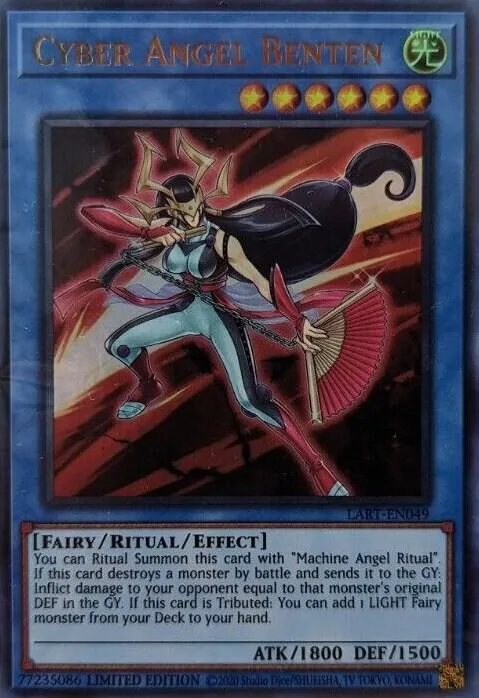 Cyber Angel Benten LART-EN049 Yu-Gi-Oh card from The Lost Art Promotion
