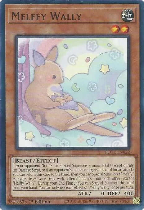 Melffy Wally POTE-EN022 Yu-Gi-Oh card from Power of the Elements