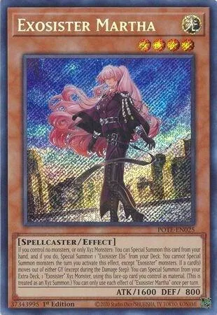 Exosister Martha POTE-EN025 1st Edition Yu-Gi-Oh card from Power of the Elements