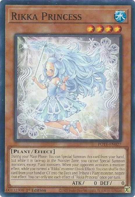 Rikka Princess POTE-EN027 Yu-Gi-Oh card from Power of the Elements